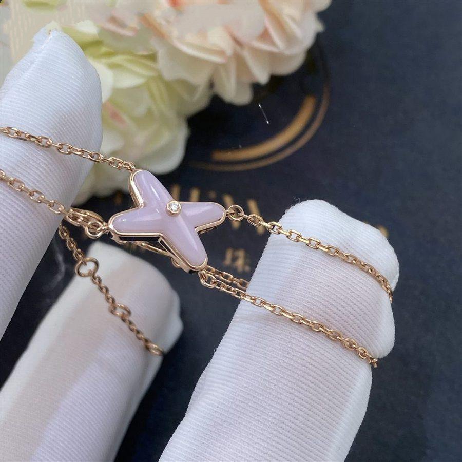 [Marin]JEUX BRACELET PINK MOP PINK GOLD 1 DIAMOND