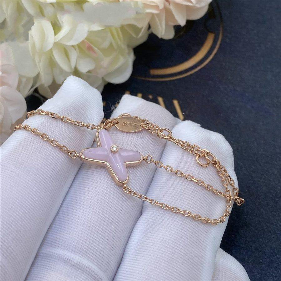 [Marin]JEUX BRACELET PINK MOP PINK GOLD 1 DIAMOND