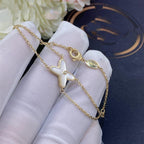 [Marin]JEUX BRACELET WHITE MOP GOLD 1 DIAMOND