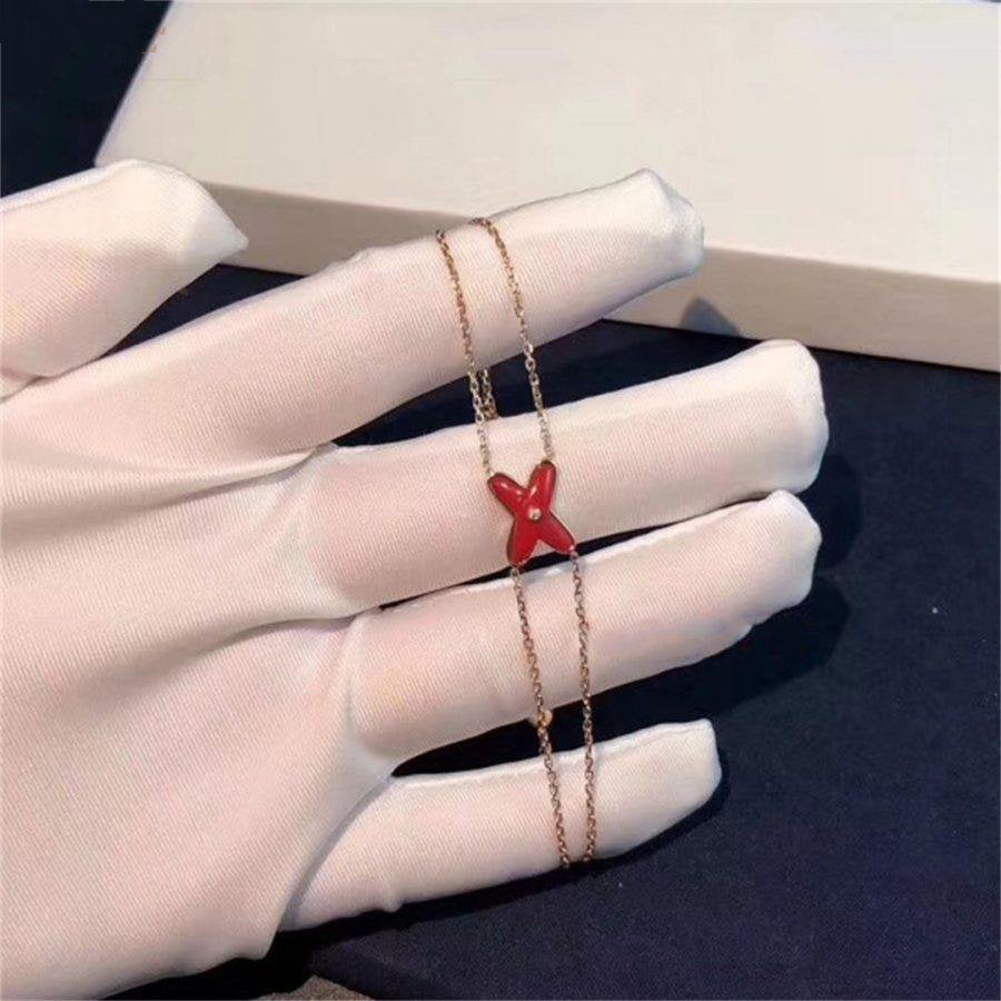 [Marin]JEUX BRACELET CARNELIAN PINK GOLD 1 DIAMOND