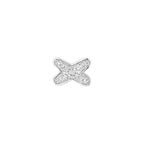 [Marin]JEUX DE SILVER DIAMOND EARRINGS