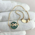 [Marin]JEUX DE BRACELET MALACHITE PINK GOLD DIAMONDS