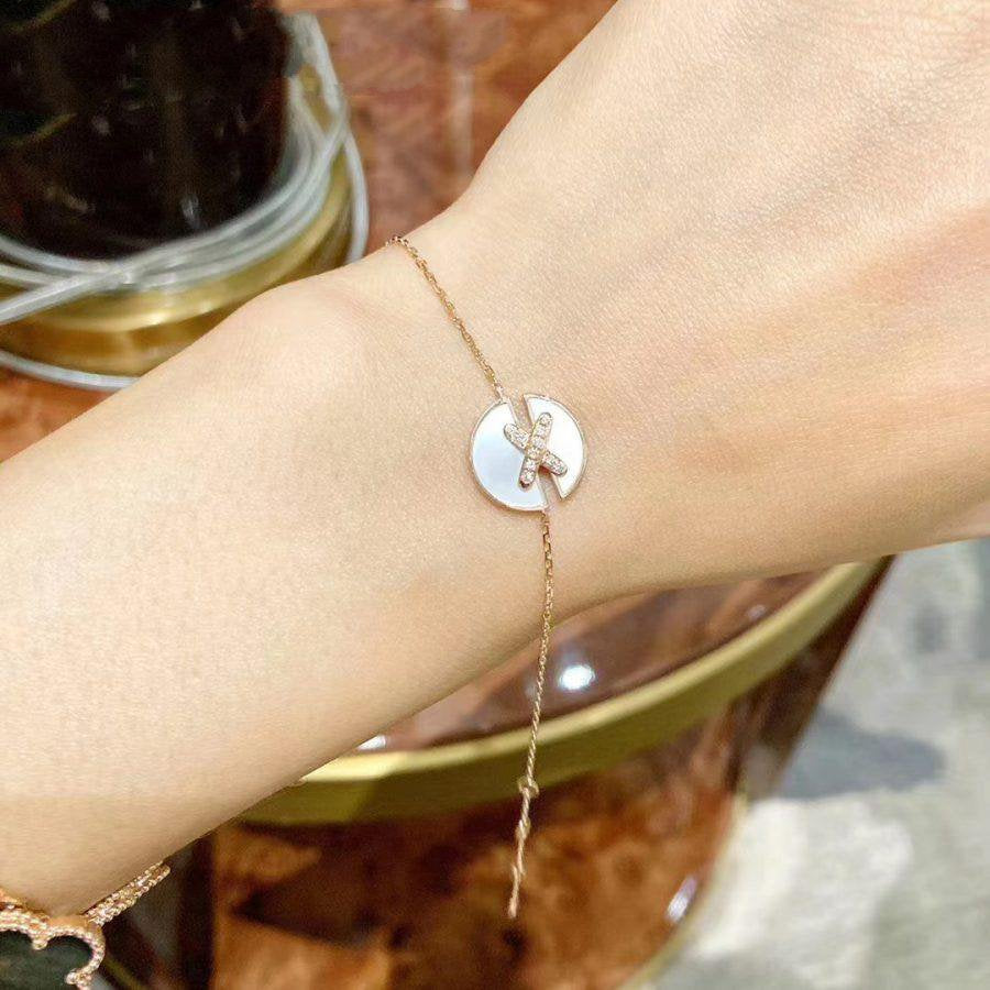 [Marin]JEUX DE BRACELET MOP PINK GOLD DIAMONDS