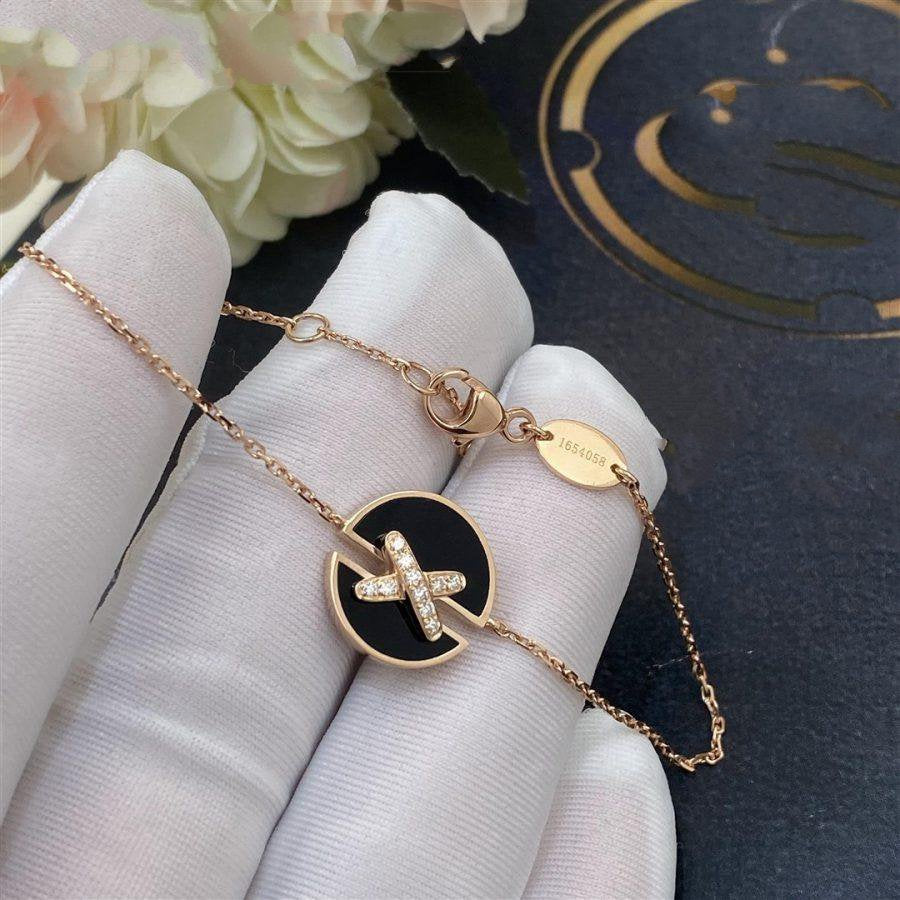 [Marin]JEUX DE BRACELET ONYX PINK GOLD DIAMOND