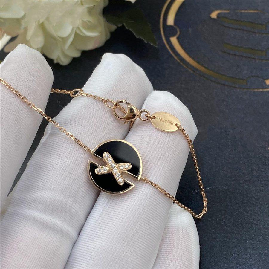 [Marin]JEUX DE BRACELET ONYX PINK GOLD DIAMOND