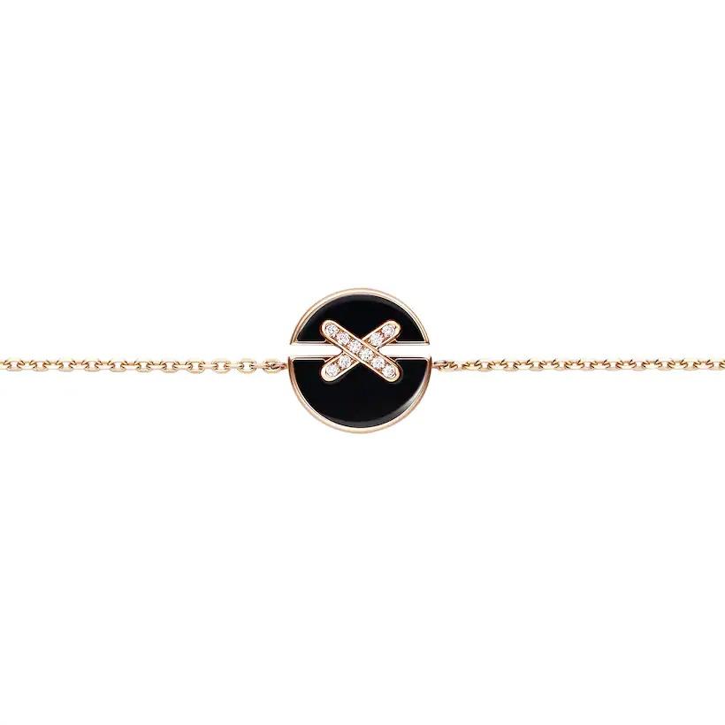 [Marin]JEUX DE BRACELET ONYX PINK GOLD DIAMOND