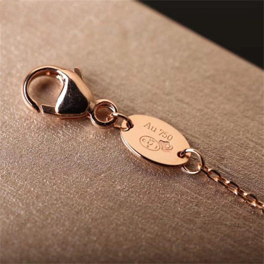 [Marin]Hollow Design Four-Leaf Clover Flower Shape Ring