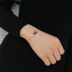 [Marin]Hollow Design Four-Leaf Clover Flower Shape Ring
