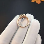 [Marin]JEUX DE PINK GOLD DIAMOND RING