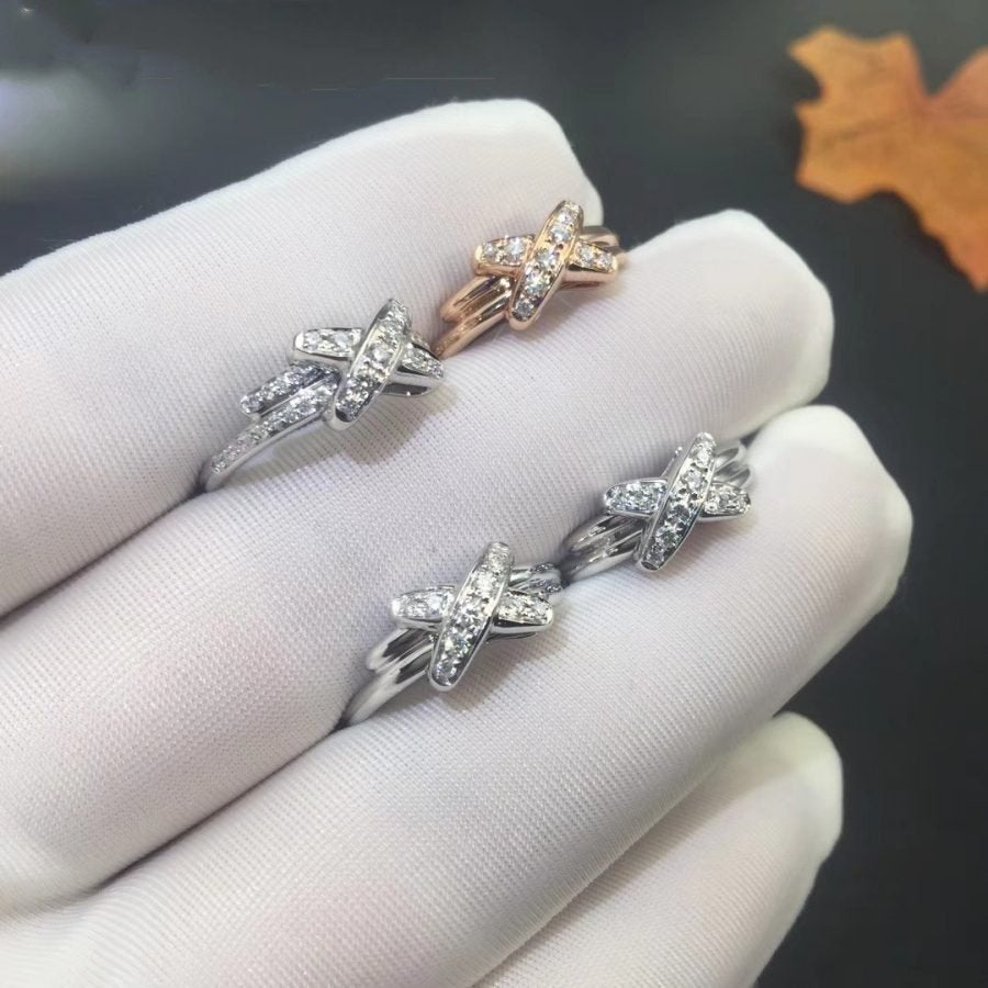 [Marin]JEUX DE SILVER DIAMOND RING