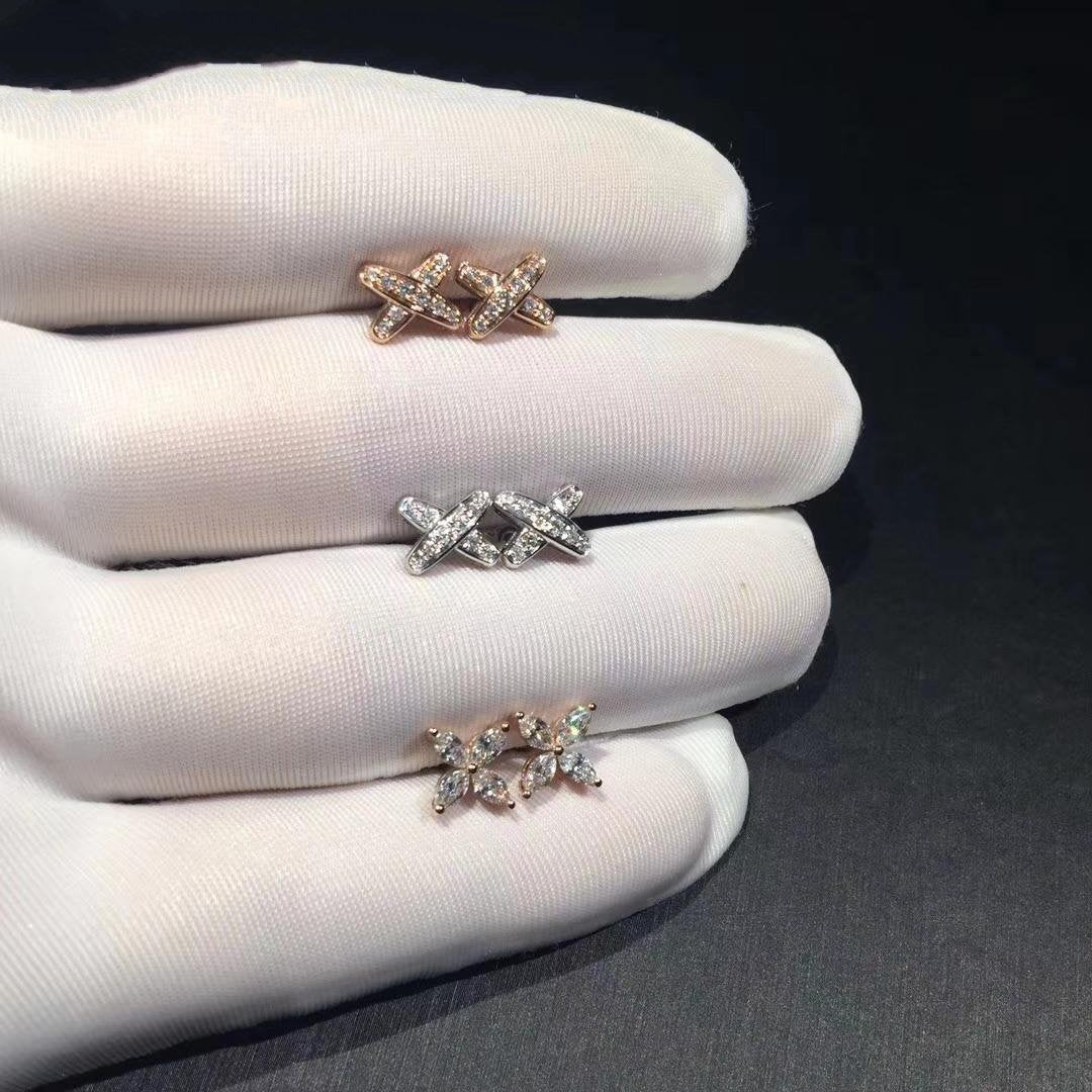 [Marin]JEUX DE DIAMOND EARRINGS
