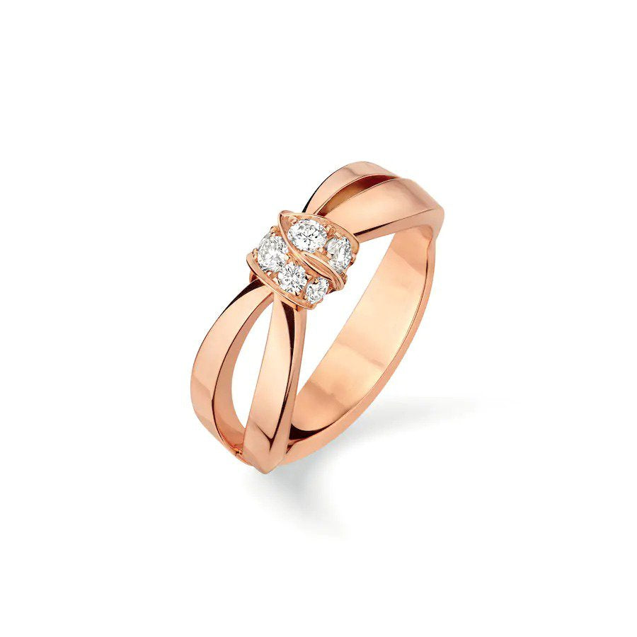 [Marin]LIENS RING PINK GOLD DIAMOND