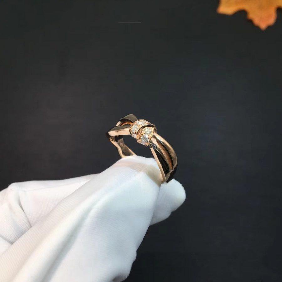 [Marin]LIENS RING PINK GOLD DIAMOND