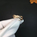 [Marin]LIENS RING PINK GOLD DIAMOND