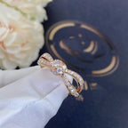 [Marin]LIENS PINK GOLD DIAMOND RING