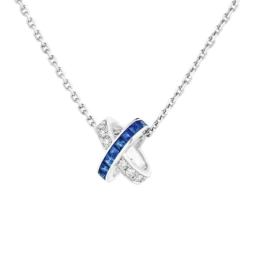 [Marin]LIENS DIAMOND SILVER NECKLACE