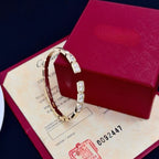 [Marin jewelrys]LOVE DIAMOND OPEN  BRACELET