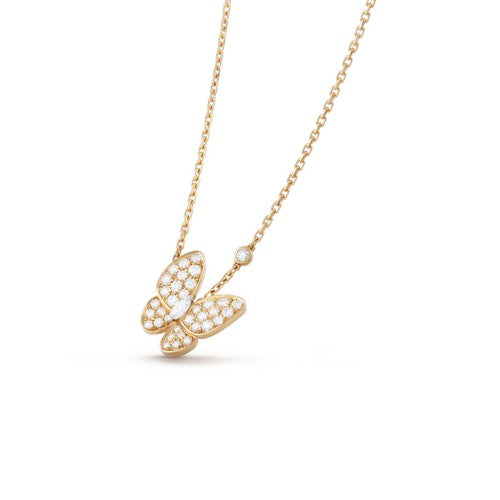 [Marin]BUTTERFLY DIAMOND NECKLACE