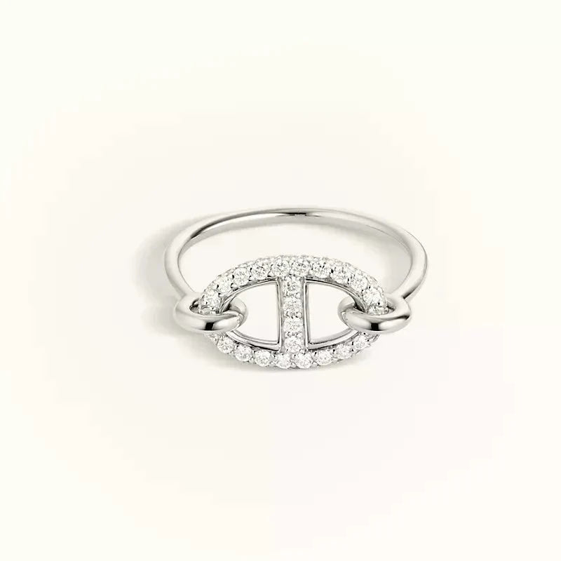 [Marin]RONDE SMALL SILVER DIAMOND RING
