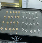[Marin]CLOVER 20 MOTIFS FULL-DIAMOND NECKLACE