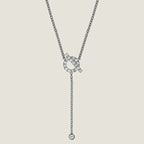 [Marin]COLLIER FINESSE EN ARGENT ET DIAMANTS