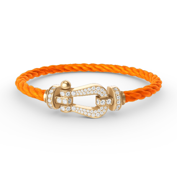 [Marin]FORCE LARGE HORSESHOE FULL DIAMOND BRACELET GOLD