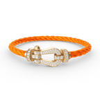 [Marin]FORCE LARGE HORSESHOE FULL DIAMOND BRACELET GOLD