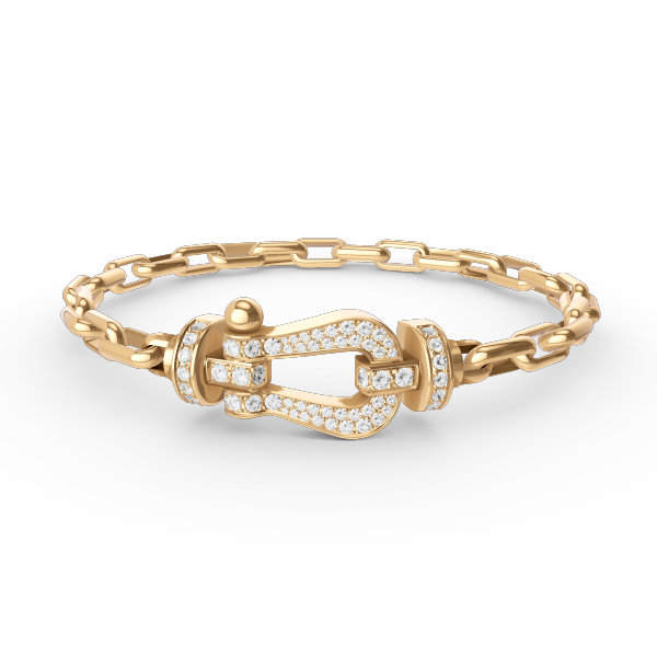 [Marin]FORCE LARGE HORSESHOE CLASP  METAL BRACELET