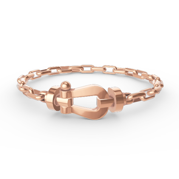 [Marin]FORCE LARGE HORSESHOE CLASP  METAL BRACELET