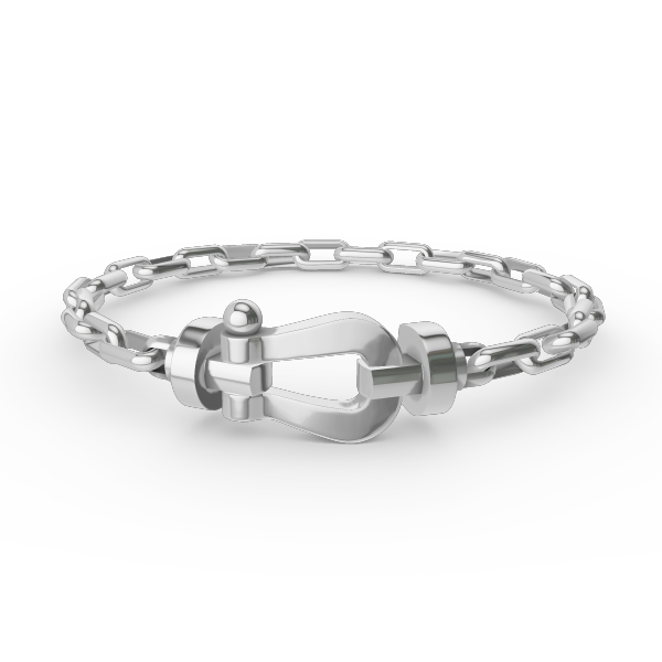 [Marin]FORCE LARGE HORSESHOE CLASP  METAL BRACELET
