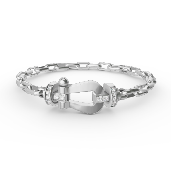 [Marin]FORCE LARGE HORSESHOE CLASP  METAL BRACELET