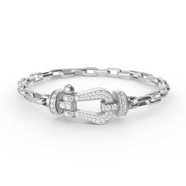 [Marin]FORCE LARGE HORSESHOE CLASP  METAL BRACELET
