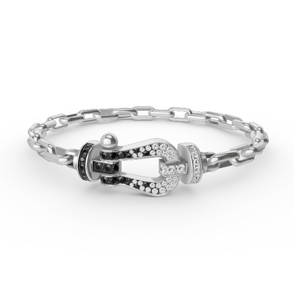 [Marin]FORCE LARGE HORSESHOE CLASP  METAL BRACELET