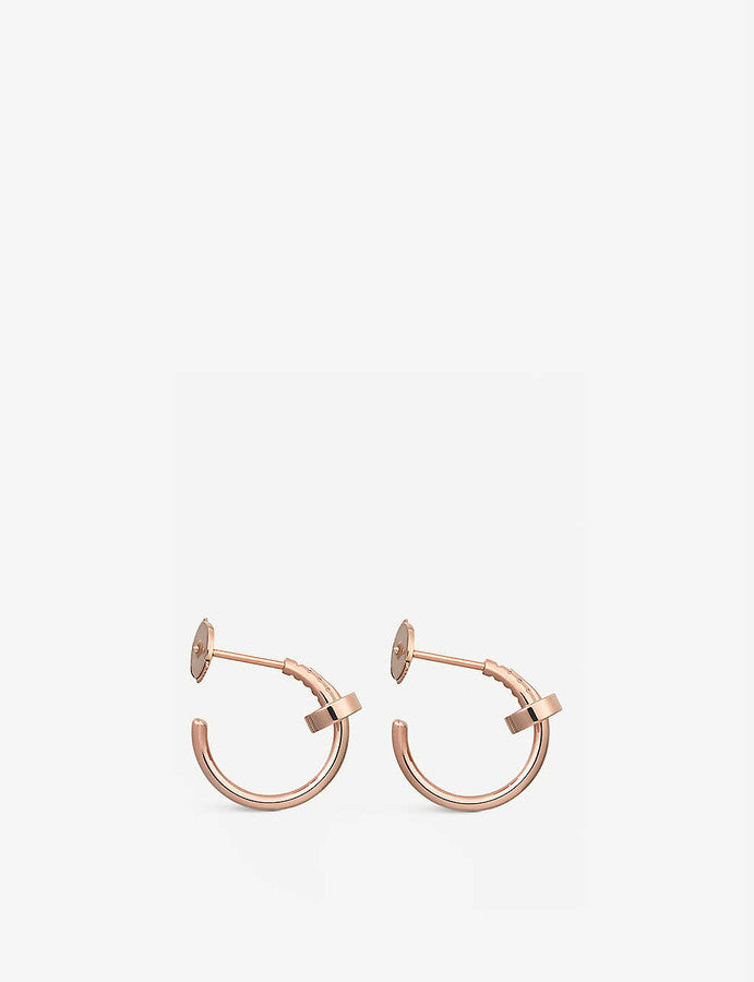 [Marin]BOUCLES D'OREILLES JUSTE OR ROSE