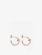 [Marin]BOUCLES D'OREILLES JUSTE OR ROSE