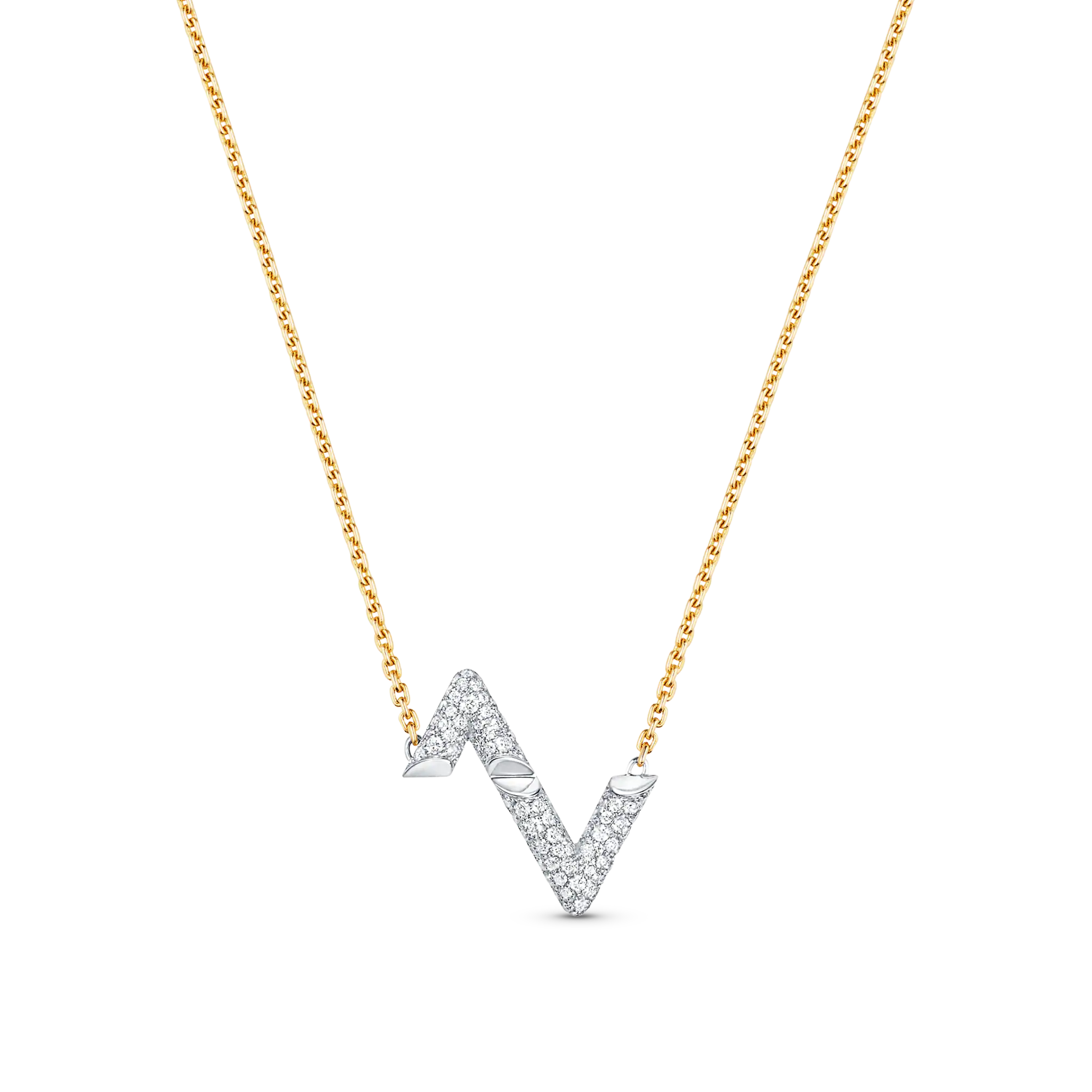 [Marin]VOLT SILVER DIAMOND PEDANT NECKLACE