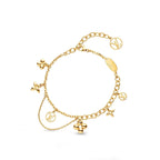 [Marin]BLOOMING PINK GOLD MOP BRACELET