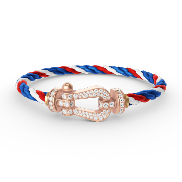 [Marin]FORCE LARGE HORSESHOE FULL DIAMOND BRACELET ROSE GOLD
