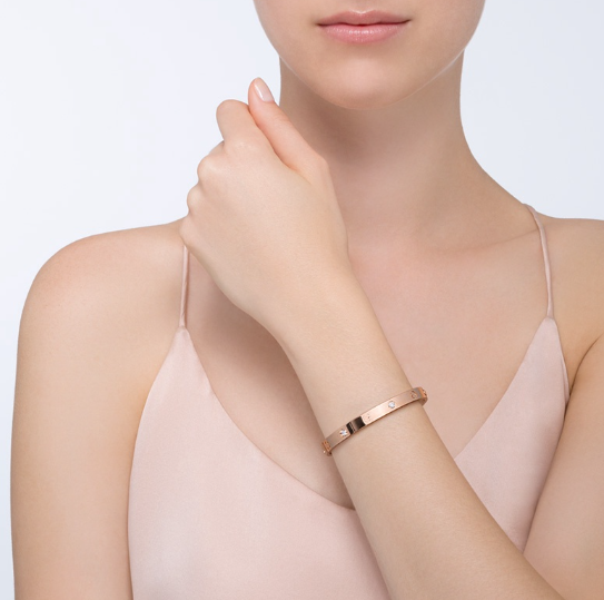 [Marin]LOVE BRACELET 6.1MM 4 DIAMONDS