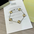 [⭐Shinejoy] CLOVER 5 MOTIF LASER BRACELET COLLECTION