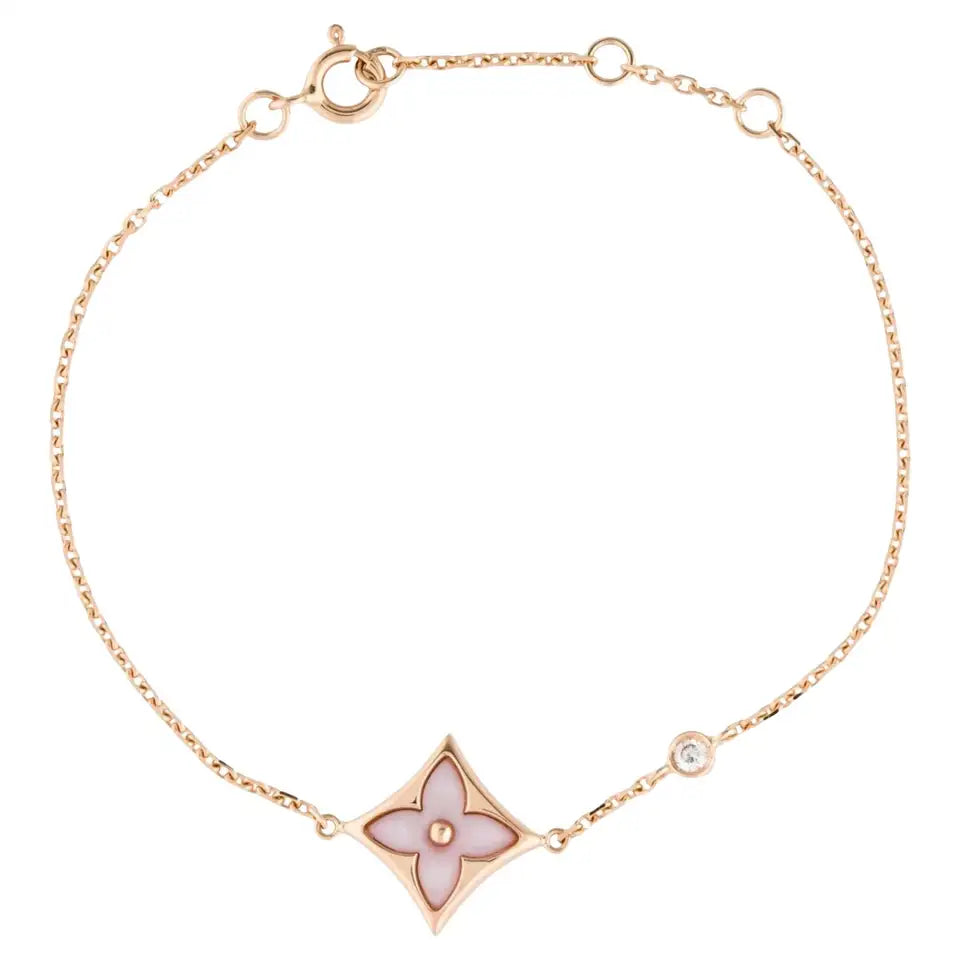 [Marin]STAR 1 DIAMOND PINK GOLD BRACELET
