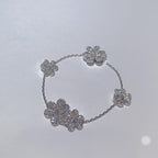 [Marin]FRIVOLE SILVER 5 FLOWERS BRACELET