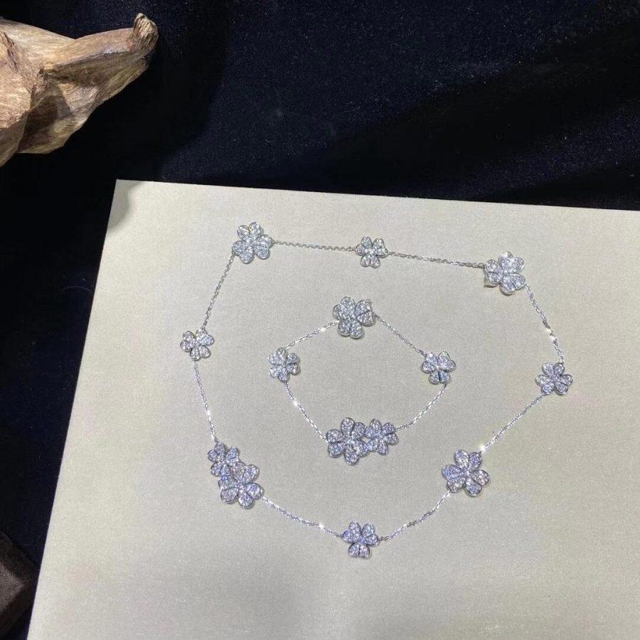 [Marin]FRIVOLE SILVER 5 FLOWERS BRACELET