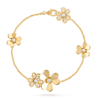 [Marin]FRIVOLE GOLD 5 FLOWERS BRACELET