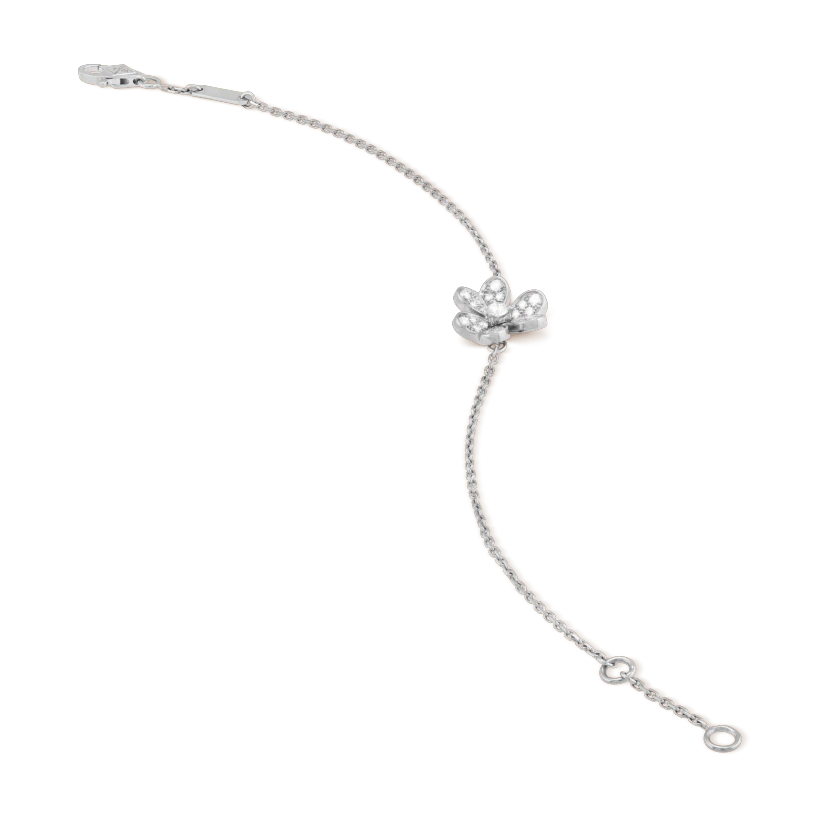 [Marin]FRIVOLE SILVER FLOWER DIAMOND BRACELET