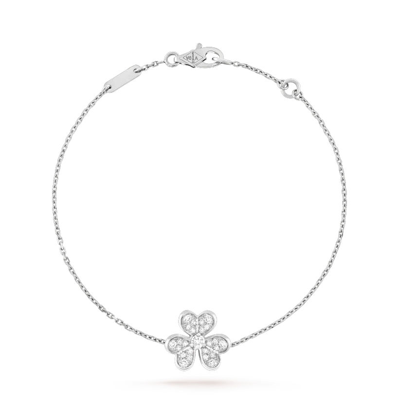 [Marin]FRIVOLE SILVER FLOWER DIAMOND BRACELET