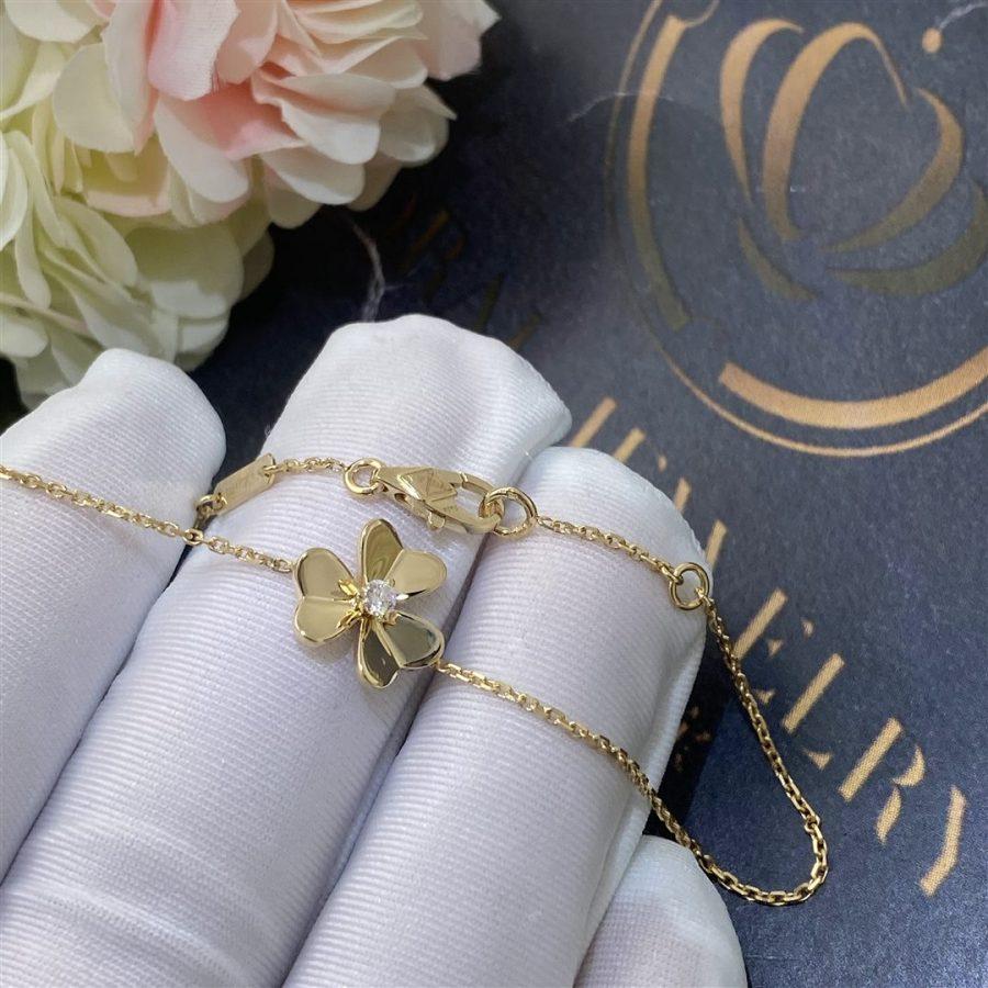 [Marin]BRACELET FLEUR FRIVOLE OR