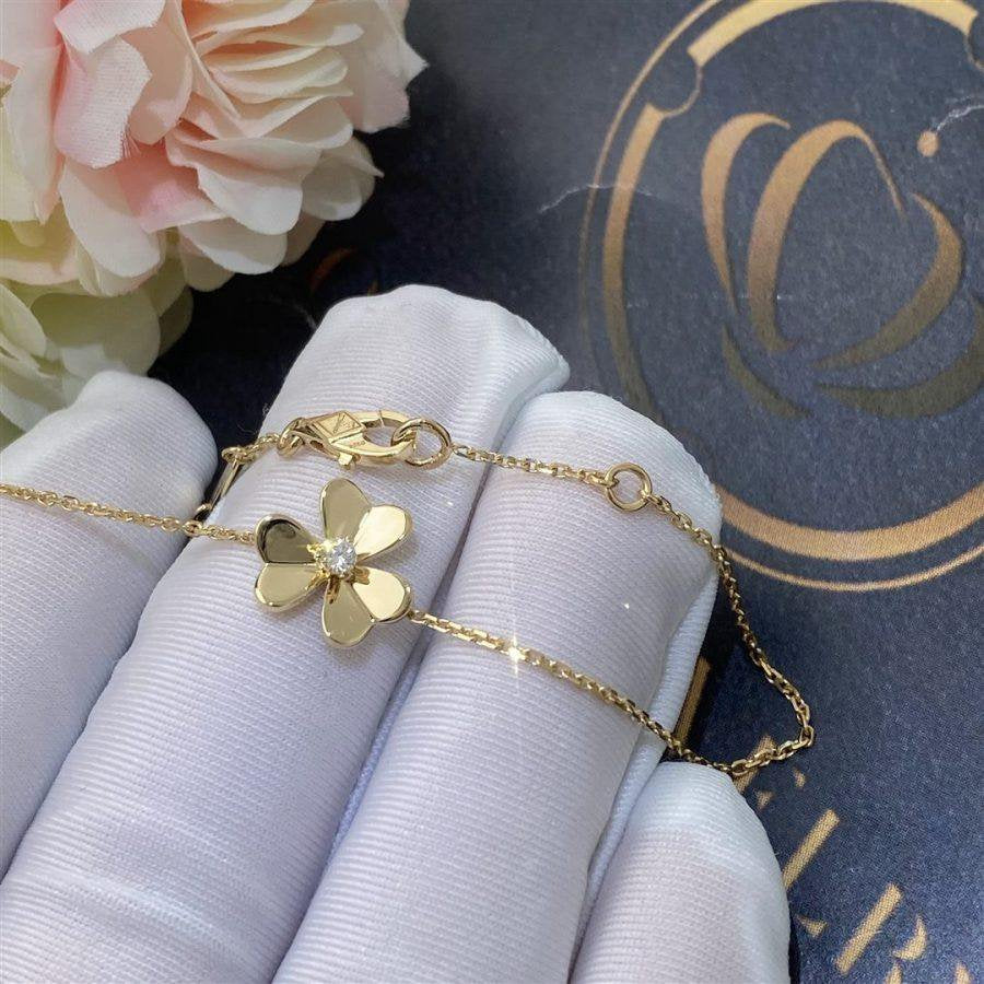 [Marin]BRACELET FLEUR FRIVOLE OR