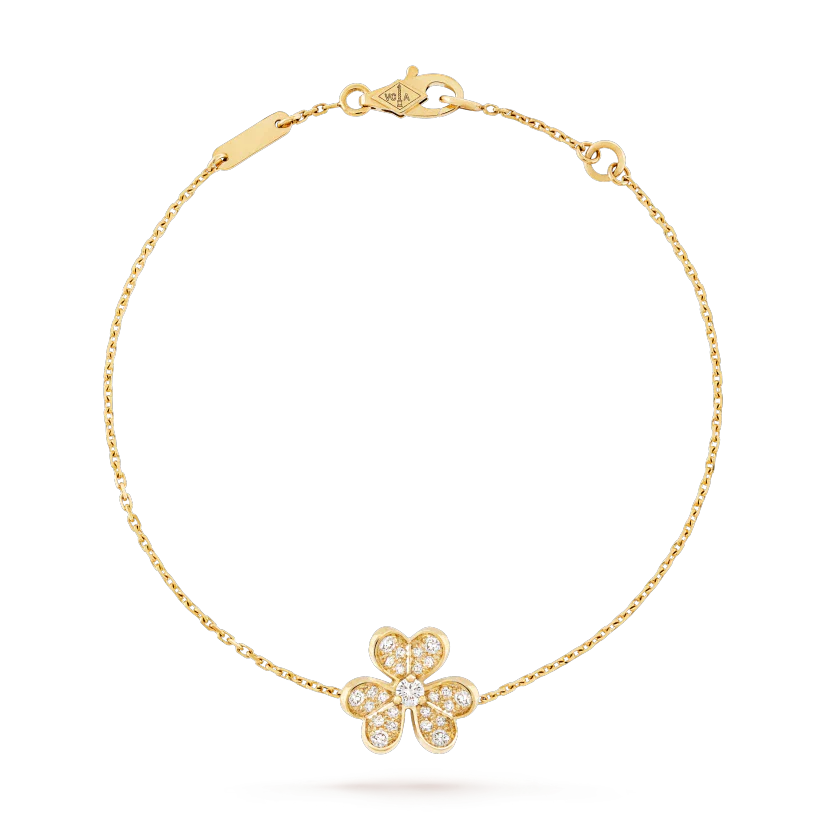 [Marin]FRIVOLE GOLD FLOWER DIAMOND BRACELET
