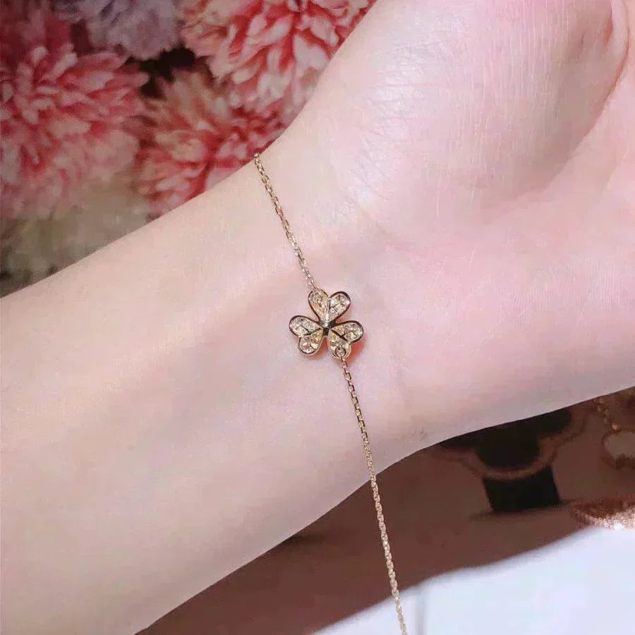 [Marin]FRIVOLE GOLD FLOWER DIAMOND BRACELET